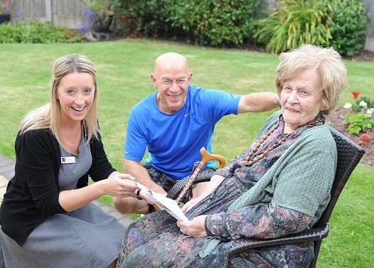 Nicola Hawes with René Legrand & Hilda Wadams