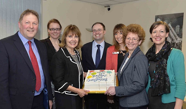 Wace Morgan colleagues from left: Andrew Oxenham, Lucy Kealy (Secretary), Liz Holdsworth (Regional Coordinator), Jonathan Edwards, Nicola Pearce, Fiona Barnes (Treasurer) and Heather Evans